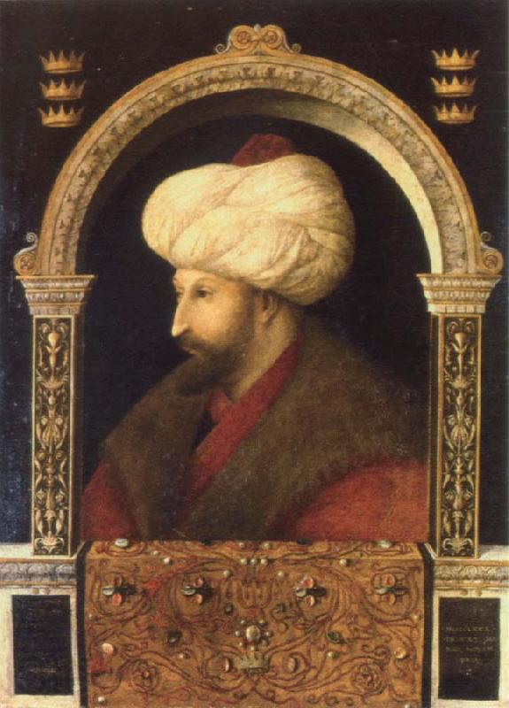 Gentile Bellini the sultan mehmet ll Norge oil painting art
